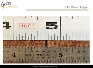 Solid Wood Gapping-Advanced Course